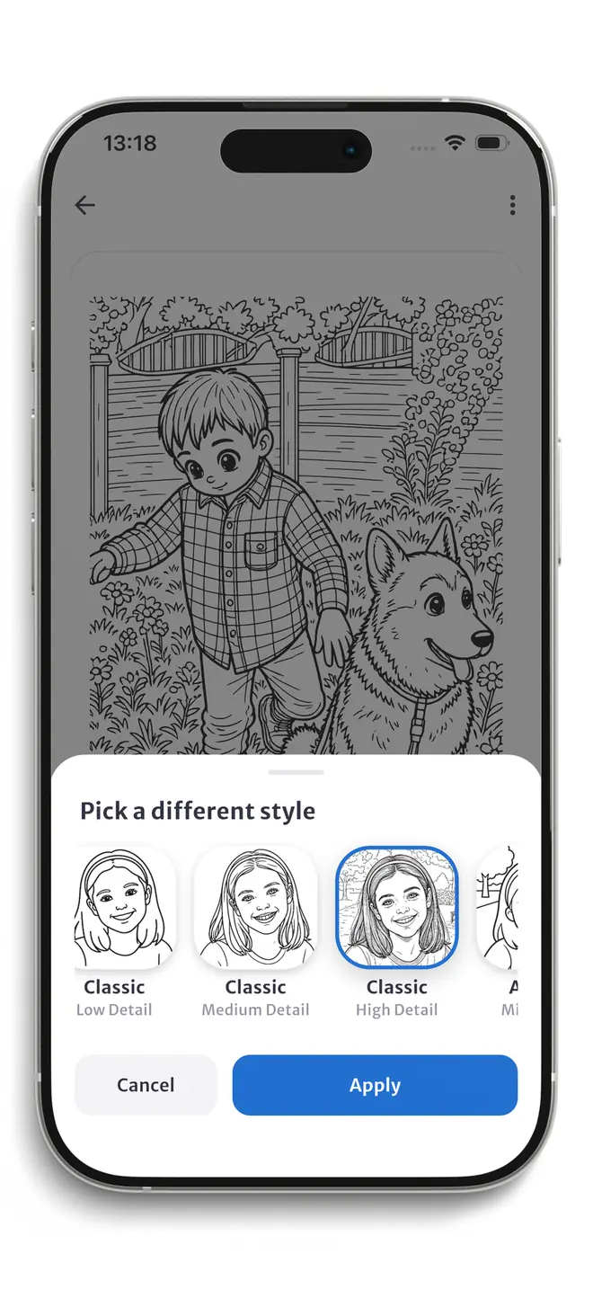 Picking a coloring style in Penna